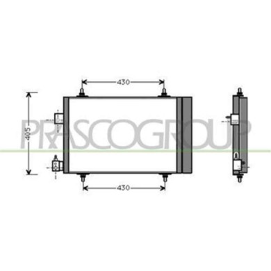 CI422C002_1.JPG Condensatore Per Citroen Xsara Dal 2000 Al 2004