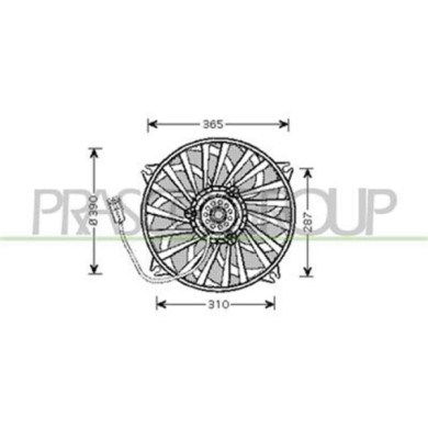 CI424F001_1.JPG Ventola Per Citroen C4 Dal 2004 Al 2008