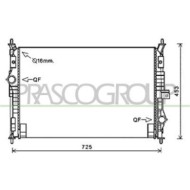 Radiatore Per Citroen C4 Picasso Dal 2013 Al 2016