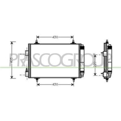 CI520C001_1.JPG Condensatore Per Citroen C5 Dal 2001 Al 2004