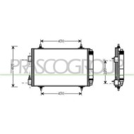 Condensatore Per Citroen C5 Dal 2001 Al 2004
