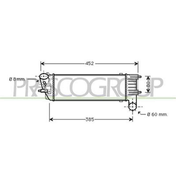 CI520N001_1.JPG Intercooler Per Citroen C5 Dal 2001 Al 2004