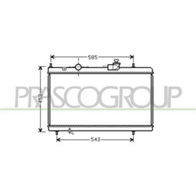 CI520R001_1.JPG Radiatore Per Citroen C5 Dal 2001 Al 2004