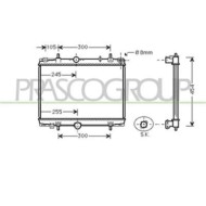 Radiatore Per Citroen C5 Dal 2001 Al 2004