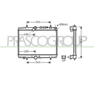CI520R003_1.JPG Radiatore Per Citroen C5 Dal 2001 Al 2004