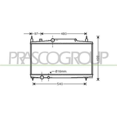 CI520R011_1.JPG Radiatore Per Citroen C5 Dal 2001 Al 2004