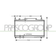 Radiatore Per Citroen C5 Dal 2001 Al 2004