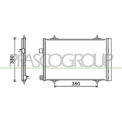CI522C001_1.JPG Condensatore Per Citroen C5 Dal 2004 Al 2007