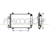 Condensatore Per Citroen C5 Dal 2004 Al 2007