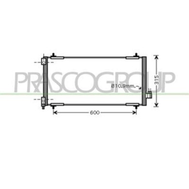 CI522C003_1.JPG Condensatore Per Citroen C5 Dal 2004 Al 2007