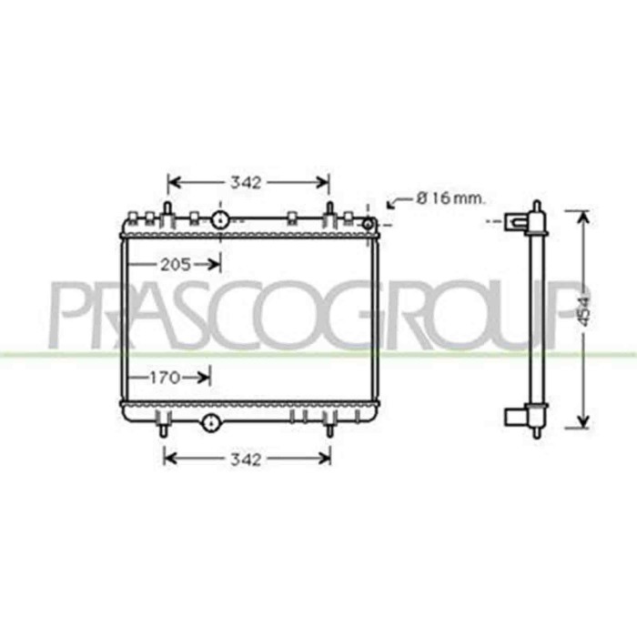 CI522R004_1.JPG Radiatore Per Citroen C5 Dal 2004 Al 2007