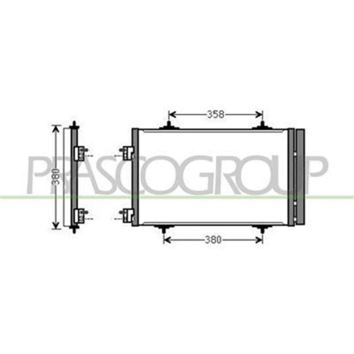 CI523C005_1.JPG Condensatore Per Citroen C5 Dal 2008 Al 2010
