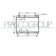 Radiatore Per Citroen C5 Dal 2011 Al 2017