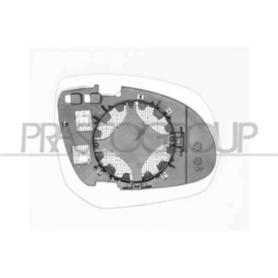 GUIDA_ALLA_SCELTA.JPG Piastra Specchio Sinistra Asferica Per Citroen C3 Picasso Dal 2009 Al 2011