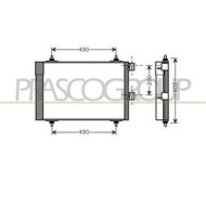 Condensatore Per Citroen Xsara Picasso Dal 1999 Al 2003