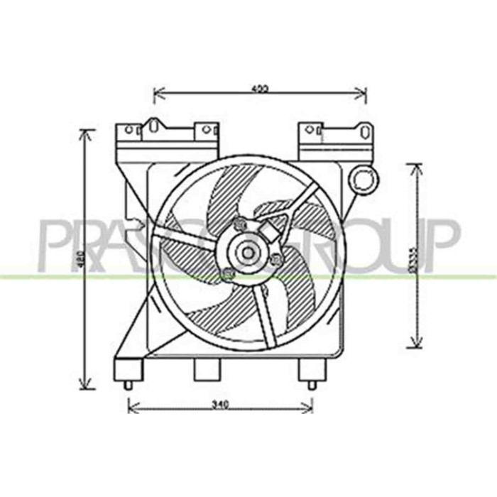 CI715F005_1.JPG Ventola Per Citroen Xsara Picasso Dal 1999 Al 2003