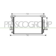 Condensatore Per Citroen C-crosser Dal 2007 Al 2012