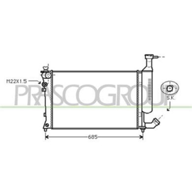CI915R019_1.JPG Radiatore Per Citroen Berlingo Dal 1996 Al 2002