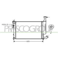 Radiatore Per Citroen Berlingo Dal 1996 Al 2002