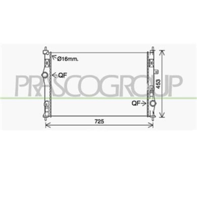 CI924R001_2.JPG Radiatore Per Citroen C4 Picasso Dal 2013 Al 2016