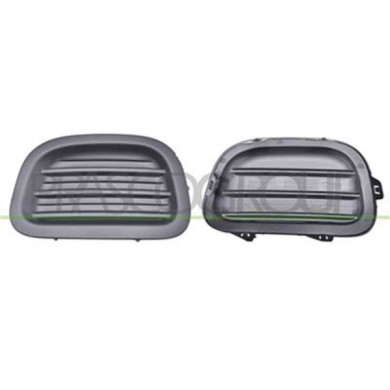 GUIDA_ALLA_SCELTA.JPG Kit Griglie Paraurti Anteriore Nere Senza Sede Fendi (destra+sinistra) Per Citroen Berlingo Multispace Dal