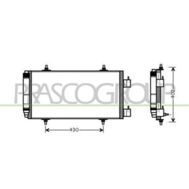 CI941C001_1.JPG Condensatore Per Citroen Jumpy Dal 2003 Al 2006