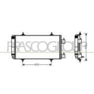 Condensatore Per Citroen Jumpy Dal 2003 Al 2006