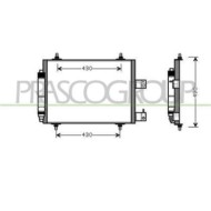 CI942C001_1.JPG Condensatore Per Citroen Jumpy / Dispatch Dal 2007 Al 2016