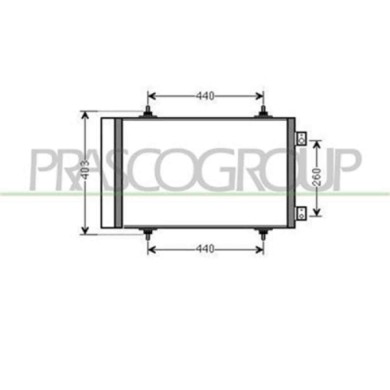 CI942C002_1.JPG Condensatore Per Citroen Jumpy / Dispatch Dal 2007 Al 2016
