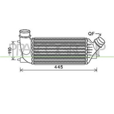 CI942N003_1.JPG Intercooler Per Citroen Jumpy / Dispatch Dal 2007 Al 2016