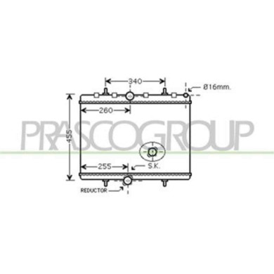 CI942R002_1.JPG Radiatore Per Citroen Jumpy / Dispatch Dal 2007 Al 2016