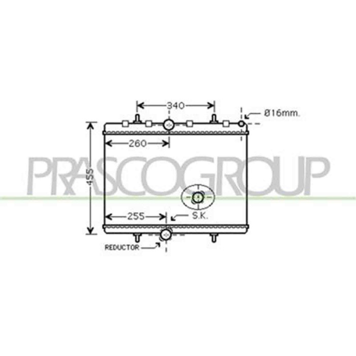CI942R002_1.JPG Radiatore Per Citroen Jumpy / Dispatch Dal 2007 Al 2016