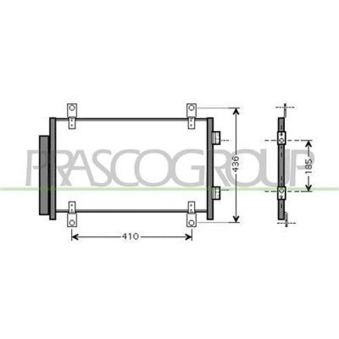 CI952C001_1.JPG Condensatore Per Citroen Jumper Dal 2002 Al 2005