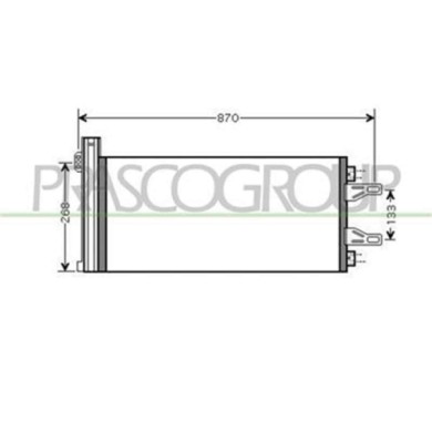 CI954C002_1.JPG Condensatore Per Citroen Jumper Dal 2006 Al 2014