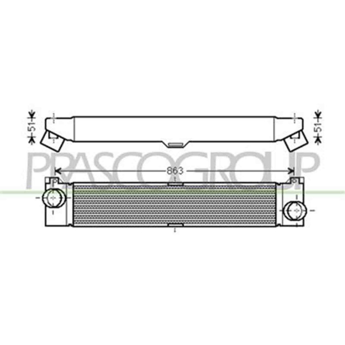 CI954N001_1.JPG Intercooler Per Citroen Jumper Dal 2006 Al 2014