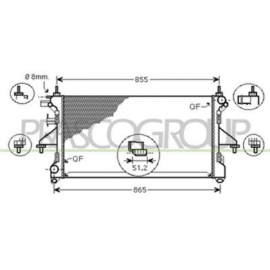 CI954R003_1.JPG Radiatore Per Citroen Jumper Dal 2006 Al 2014
