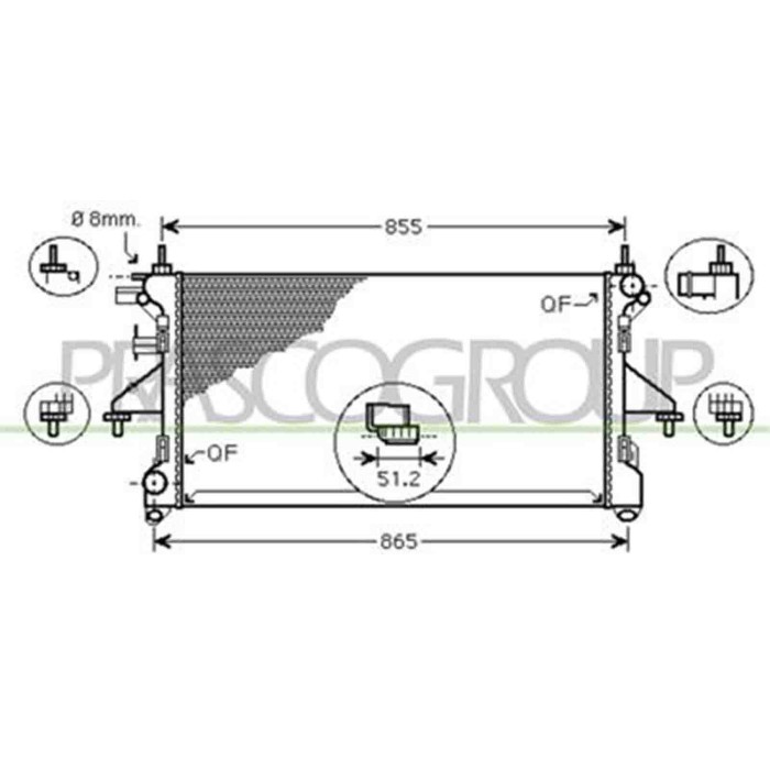 CI954R003_1.JPG Radiatore Per Citroen Jumper Dal 2006 Al 2014