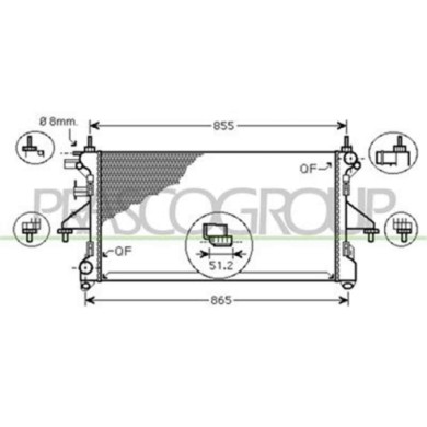 CI954R005_1.JPG Radiatore Per Citroen Jumper Dal 2006 Al 2014