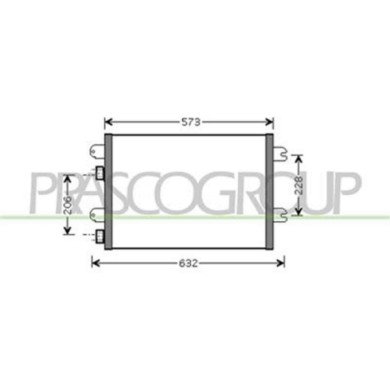 DA220C003_1.JPG Condensatore Per Dacia Sandero Dal 2008 Al 2012