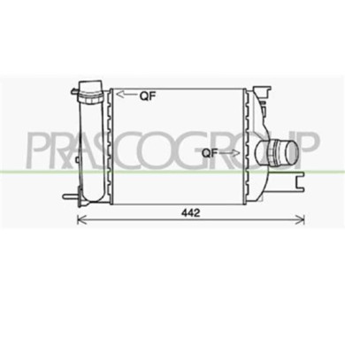 DA226N001_1.JPG Intercooler Per Dacia Sandero Stepway Dal 2013 Al 2016