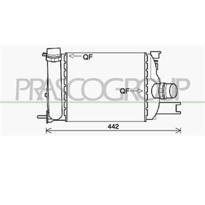DA226N001_1.JPG Intercooler Per Dacia Sandero Stepway Dal 2013 Al 2016