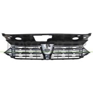 DA2312011_3.JPG Griglia Radiatore Nera Goffrata Con Modanatura Cromata Per Dacia Sandero Dal 2020