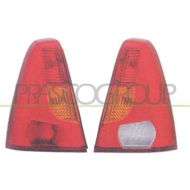 GUIDA_ALLA_SCELTA.JPG Fanale Posteriore Sinistro Senza Porta Lampada Arancio/rosso Per Dacia Logan Dal 2005 Al 2008