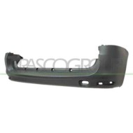 Paraurti Posteriore Nero Per Dacia Logan Mcv Ii/van Dal 2008 Al 2013