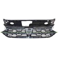 DA7602001_1.JPG Griglia Radiatore Nera Goffrata Con Modanatura Cromata Per Dacia Jogger Dal 2021
