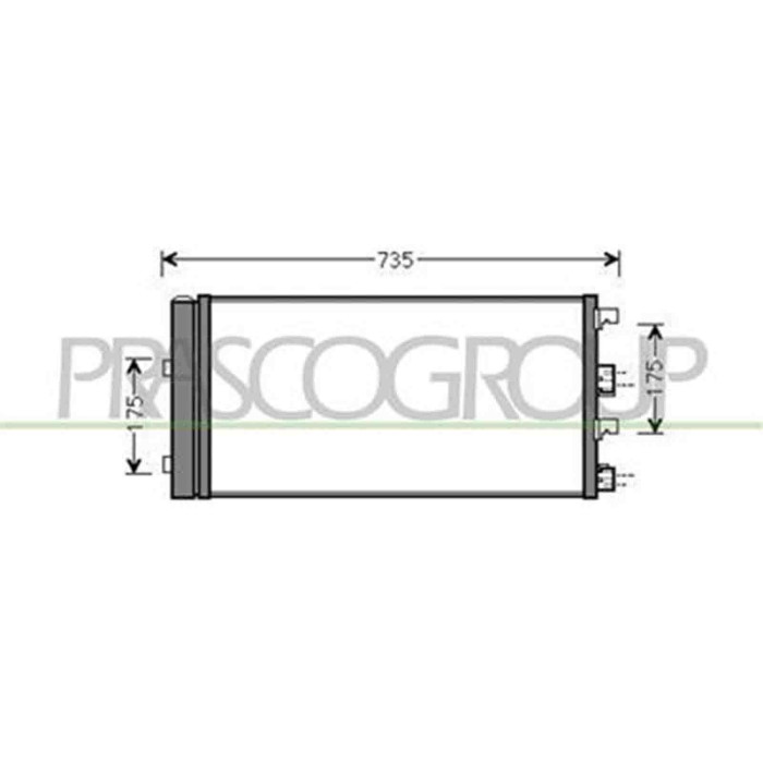 DA820C001_1.JPG Condensatore Per Dacia Duster Dal 2010 Al 2013