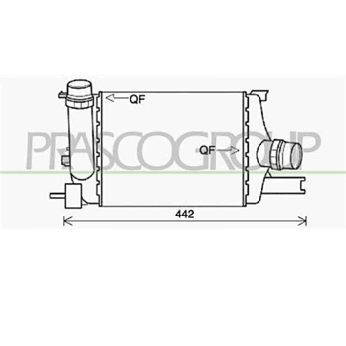 DA822N001_1.JPG Intercooler Per Dacia Duster Dal 2013 Al 2017