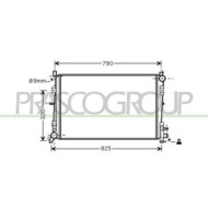 DG005R004_1.JPG Radiatore Per Chrysler/dodge Voyager - Caravan Dal 2001 Al 2004