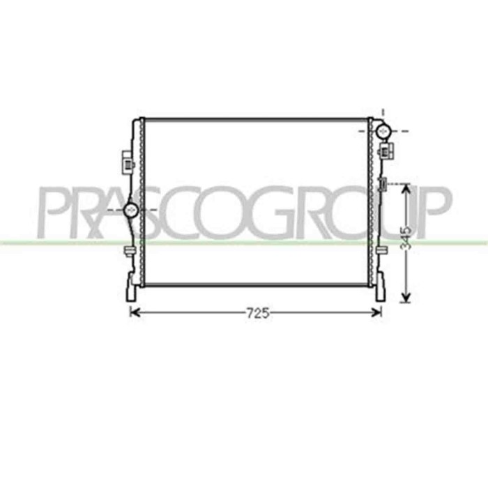 DG815R001_1.JPG Radiatore Per Chrysler/dodge Journey Dal 2008 Al 2010