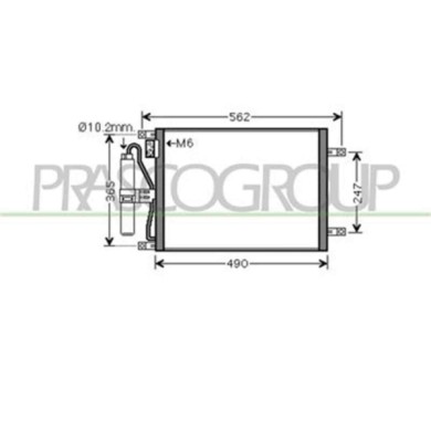 DS011C002_1.JPG Condensatore Per Nissan Micra K12 Dal 2003 Al 2005